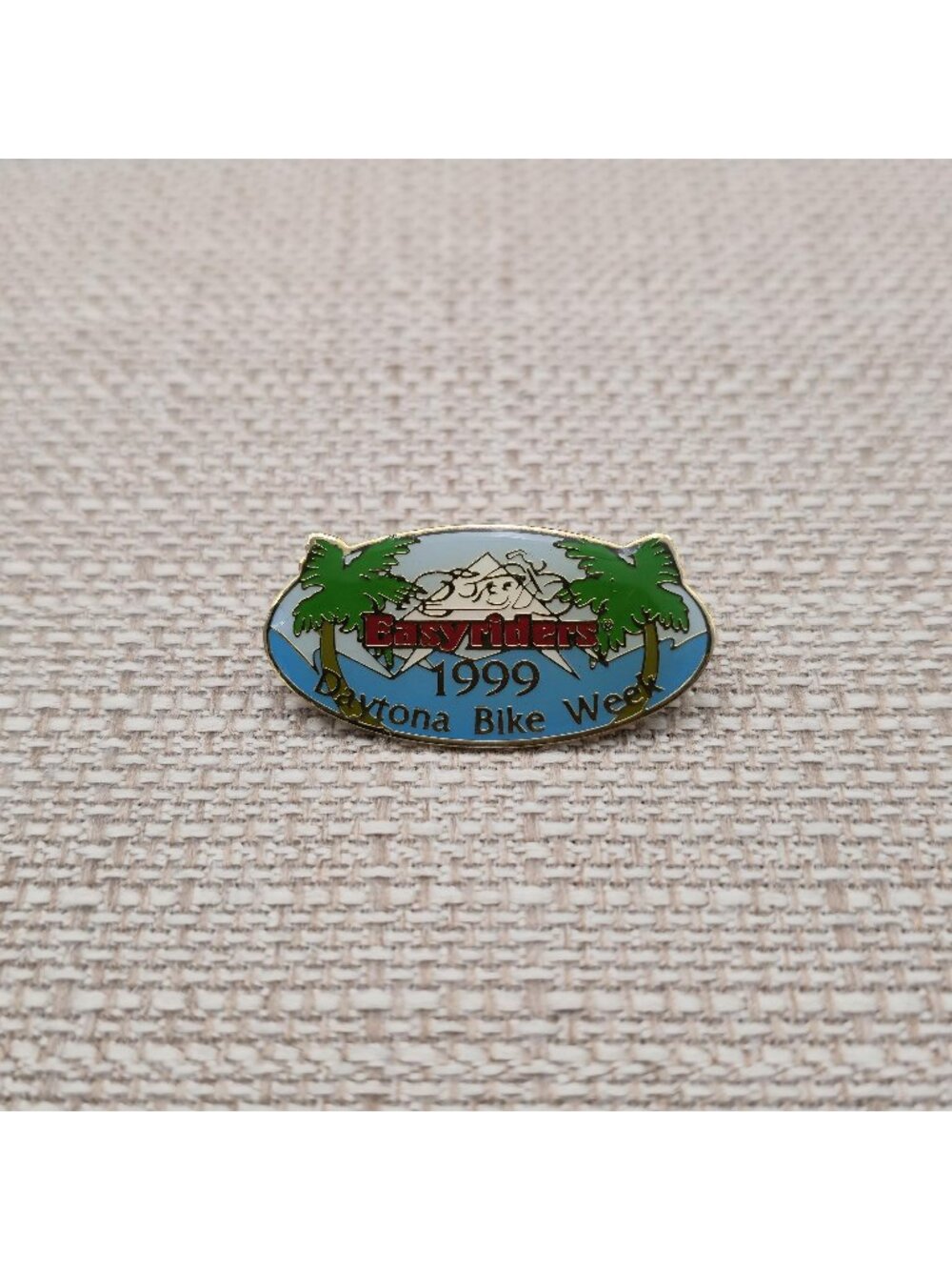 Vintage 1999 Easyriders Daytona Bike Week Motorcycle Enamel Lapel Pin A8034